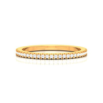 Slender Shimmering Diamond Ring