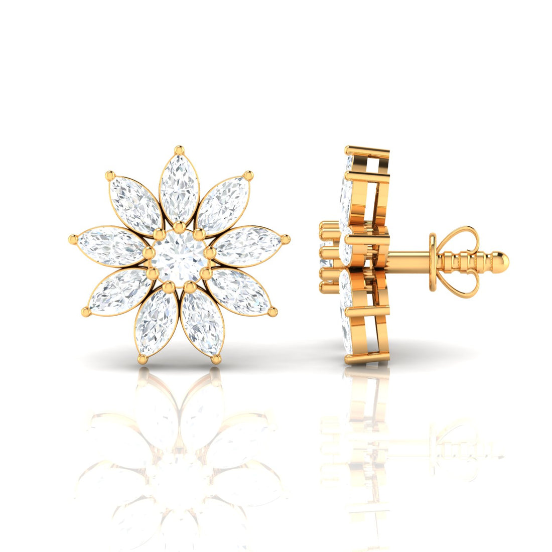 Blossom Brilliance Diamond Earrings