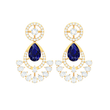 Elegant Diamond Drop Earrings