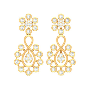 Liza Diamond Drop Earrings