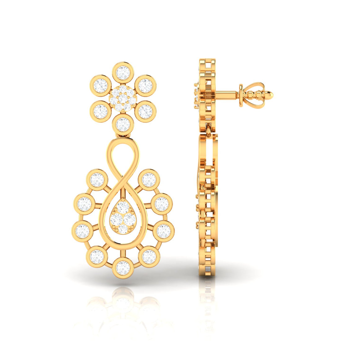 Liza Diamond Drop Earrings