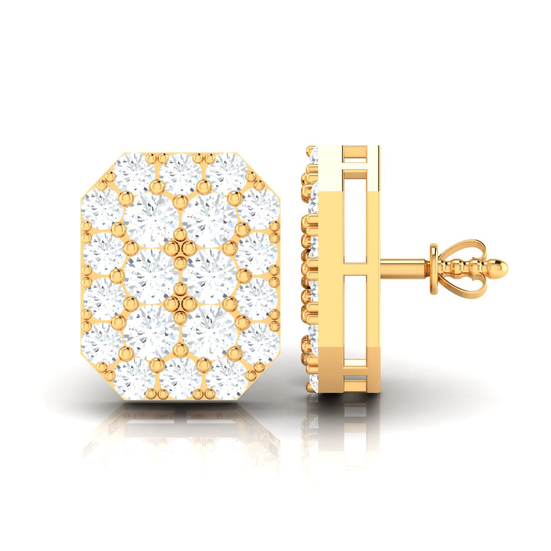 Enigmatic Aura Diamond Earrings