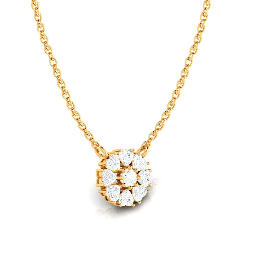 Heart Diamond Pendant (WITHOUT CHAIN)